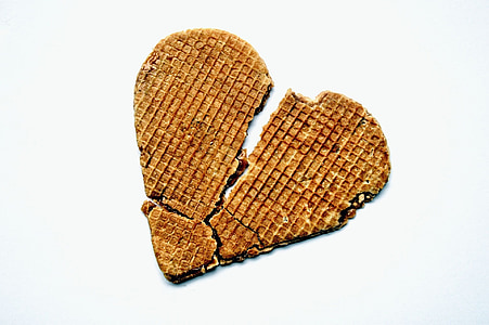 broken heart pastry