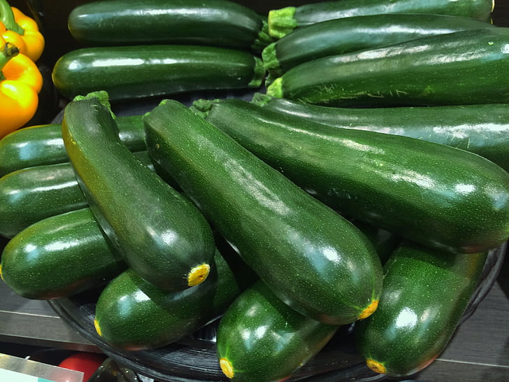 cucumbers in tray