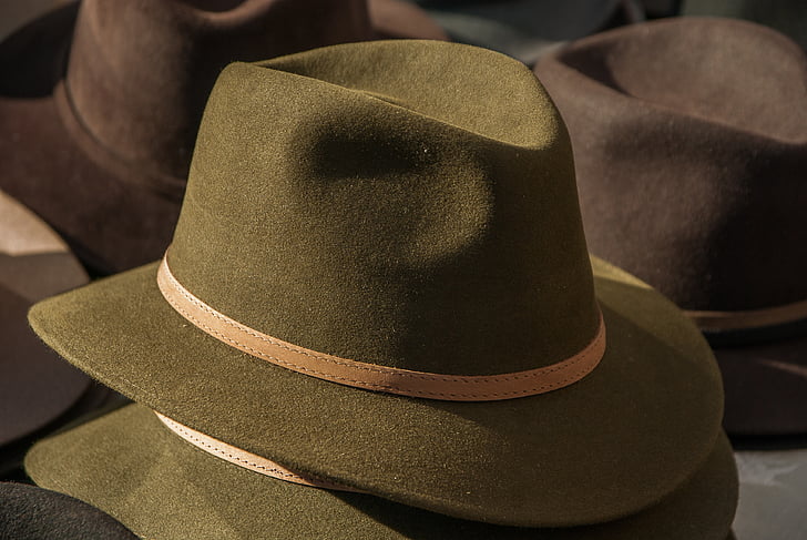brown fedora hats