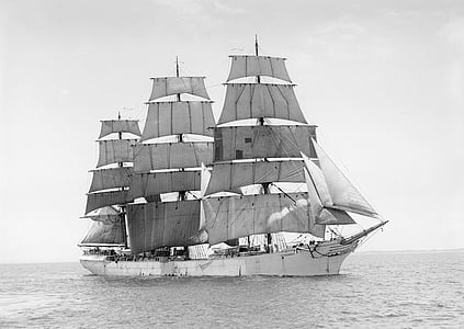 gray ship on body of water