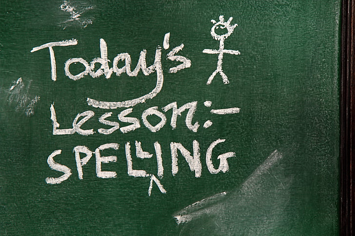 today's lesson spelling text