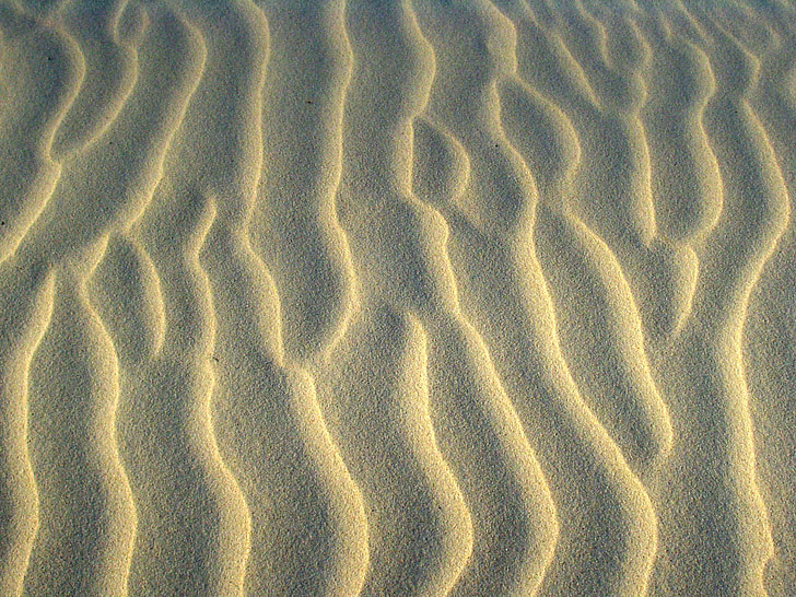 aerial view of brown sand dunes