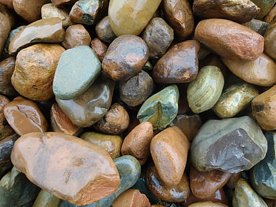 closeup photography of assorted stone fragment lot