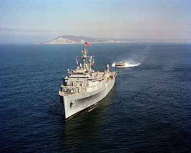gray battle ship on sea