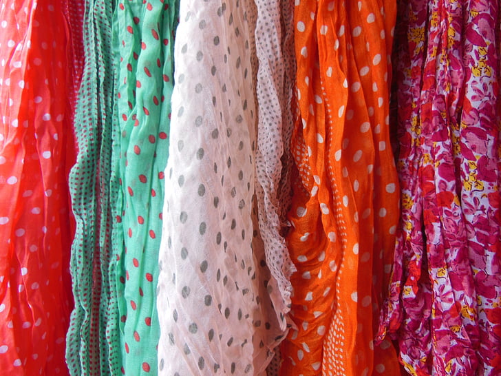 assorted-colored clothes