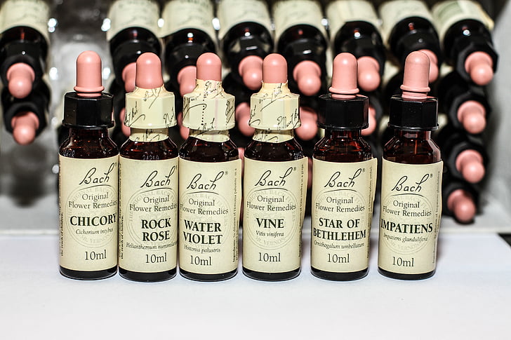 assorted Bach vial