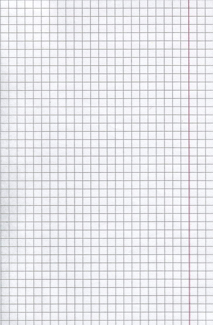 white graphing paper