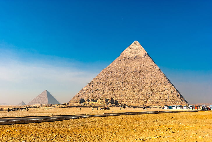 great pyramid on field