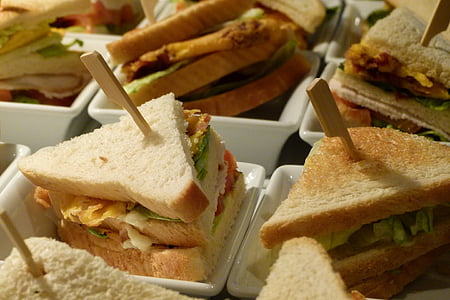 several sandwiches