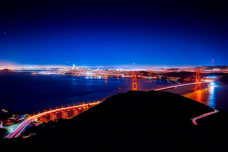 time lapse photography of Golden Gate Bridge
