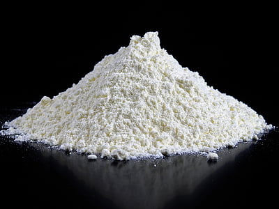 pile of white powder