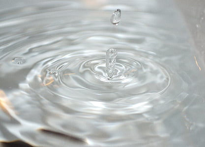 closeup photography of water ripple