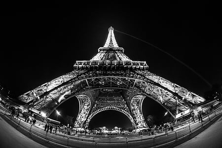 worm's eye view photography of Eiffel Tower of Paris