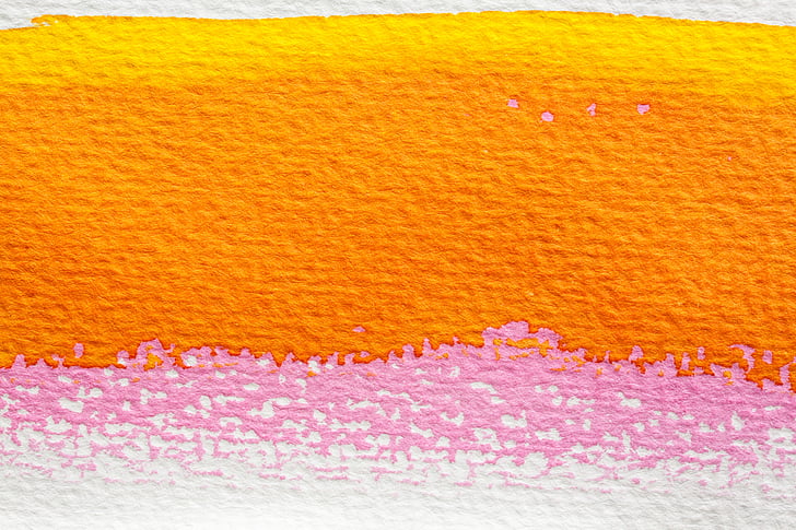 orange and pink abstract painting