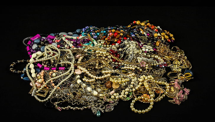 pile of assorted jewelry