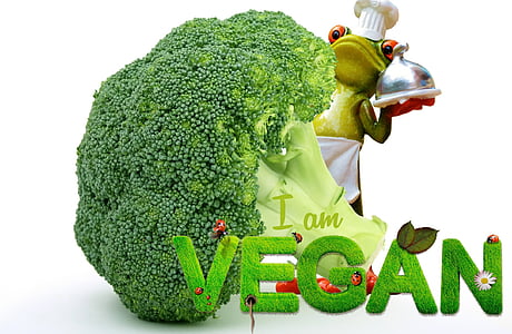 green broccoli with text overlay