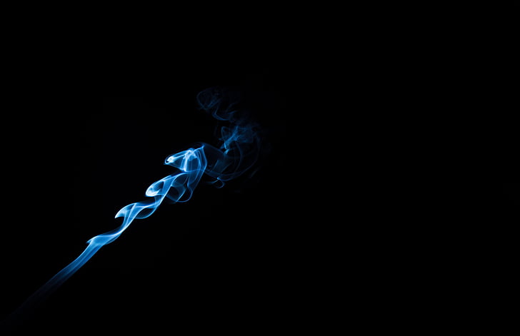 blue flame graphic wallpaper