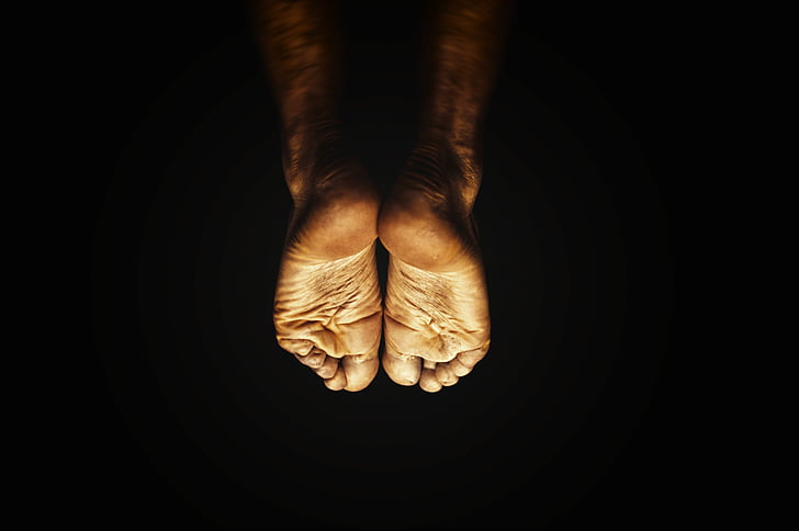 photo of persons feet