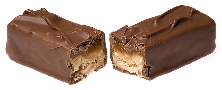 photo of chocolate with caramel inside