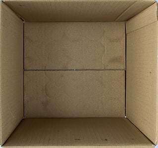brown cardboard box