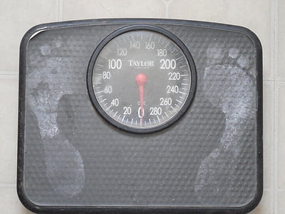 black Taylor weight scale