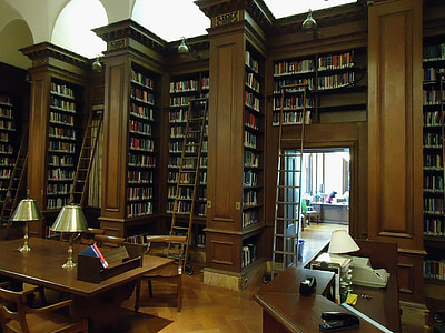 library interior view