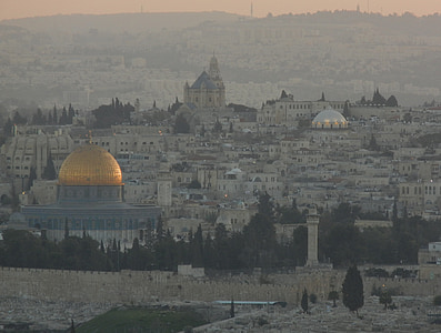 aerial view of Dome Of The Rock