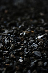 black stones close-up photo