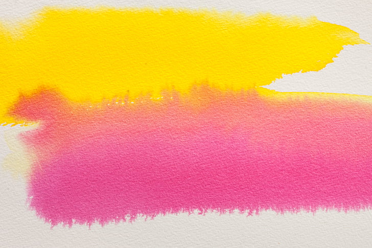 pink and yellow textile