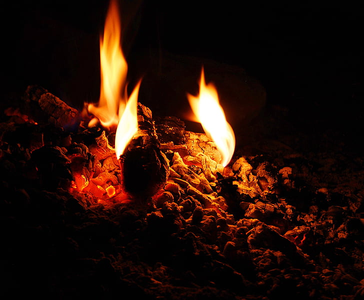 closeup photo of flame