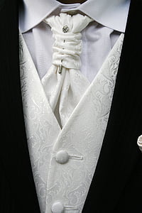 white necktie