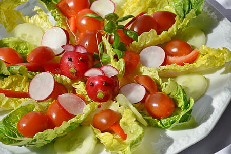 photography of salad and vegetables