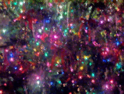 christmas, xmas, lights, tree, effects, tassel