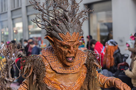 brown monster costume