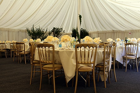 formal celebration dining arrangement