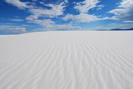 photo of white sand