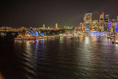 Sydney Opera House, Australia during night time