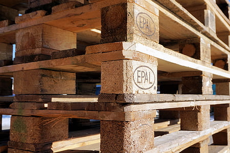 brown Epal wooden pallets