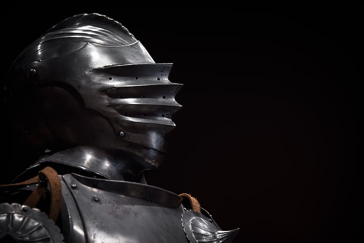 gray gladiator costume