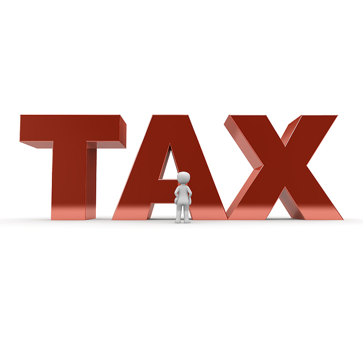 red tax text digital wallpaper