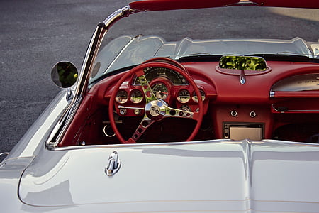 closeup photo of white convertible coupe
