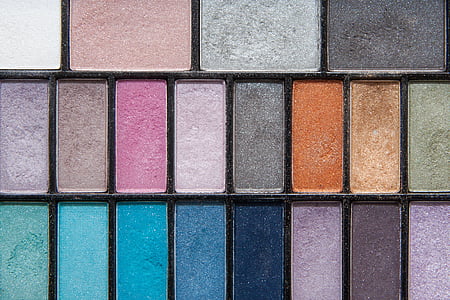 multicolored eyeshadow palette