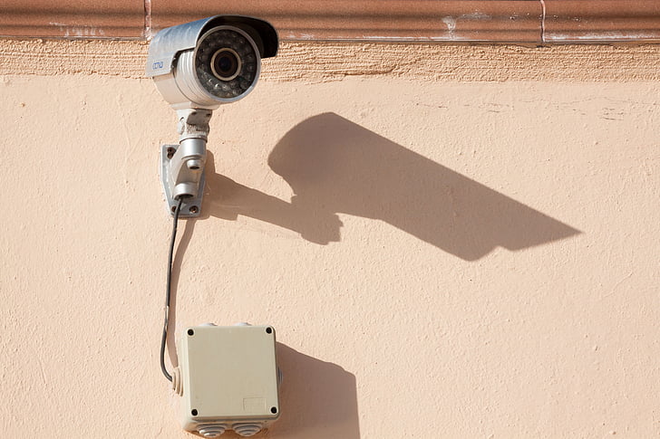 gray bullet surveillance camera