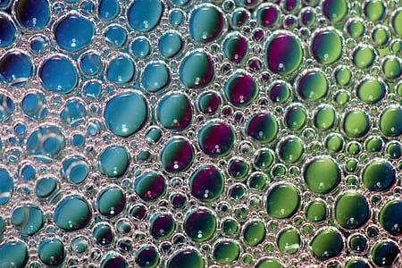 clear bubbles digital wallpaper