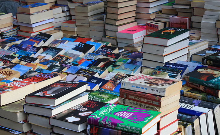 photo of pile of hardbound books