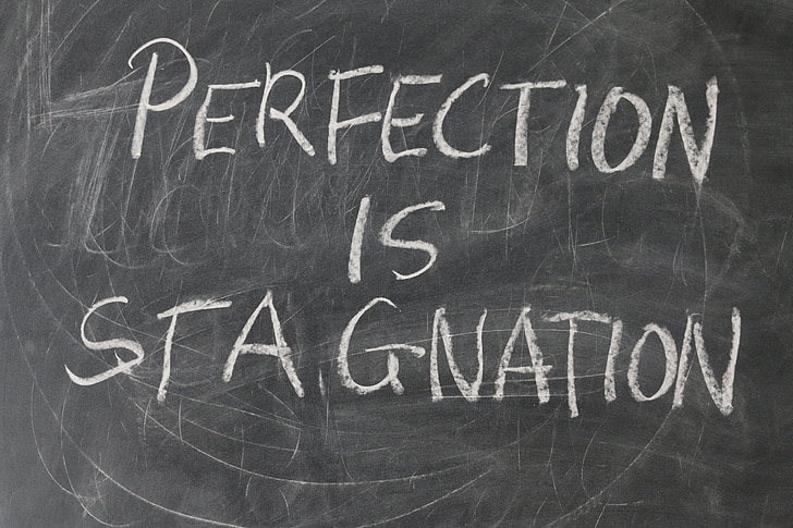 Perfection IS Stagnation text
