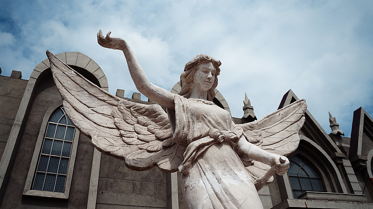 female angel statue