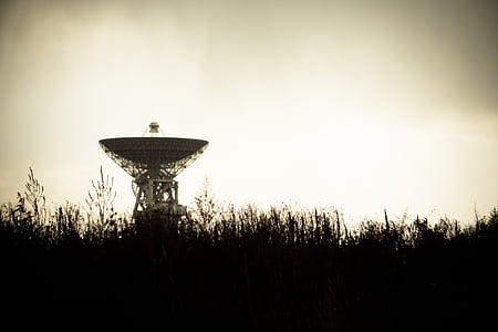 photo of satellite tower