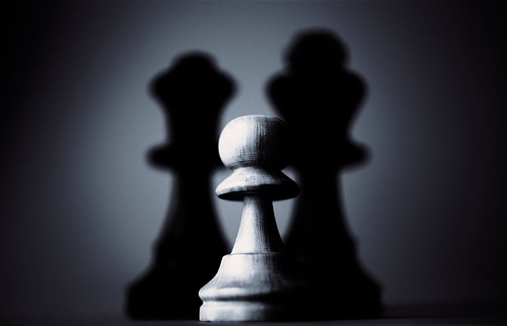 gray pawn chess piece