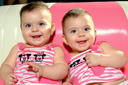 twin baby photo